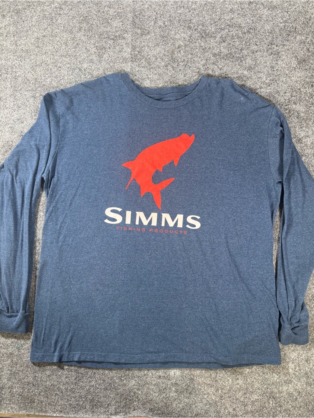 Simms Men's Tarpon Logo Long Sleeve Shirt XL